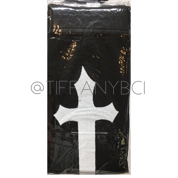 Punk Goth Cross Thigh High Over the Knee Socks - Picture 2 of 5